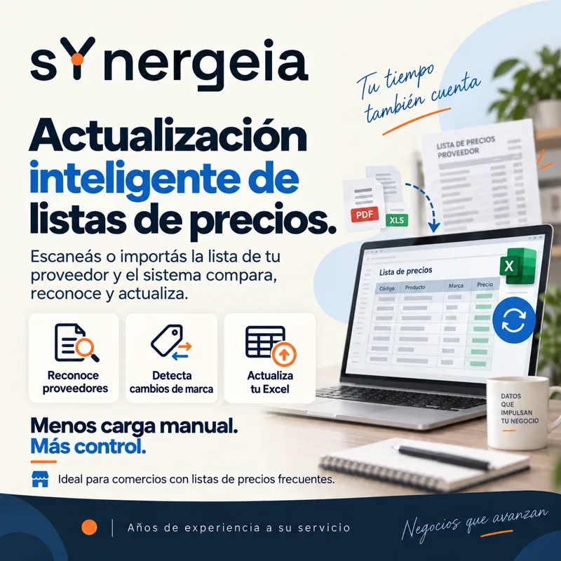 Actualización inteligente de listas de precios